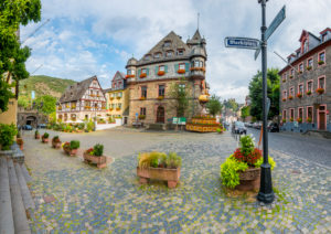 Oberwesel market square, Middle Rhine, town hall, Römerkrug, city wall, city administration, Unesco World Heritage Upper Middle Rhine Valley, Oberwesel market square, Middle Rhine, town hall, Römerkrug, city wall, city administration, Unesco World Heritage Upper Middle Rhine Valley,